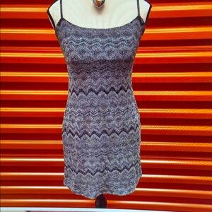 Elegant Black and Gray Women's Dress